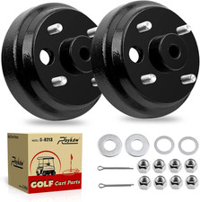 EZGO Brake Hub Drum, 30 Teeth, Fits 1991-Up 4 Cycle Gas Golf Carts, OEM Replacem