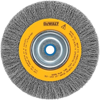 New 6-Inch Crimped Wire Wheel For Bench Grinder Premium Quality & Safety Ensured