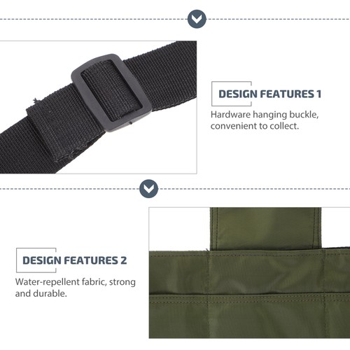 Bolso de hombro de almacenamiento multifuncional de moda para hombre 1 pieza - Imagen 5 de 12