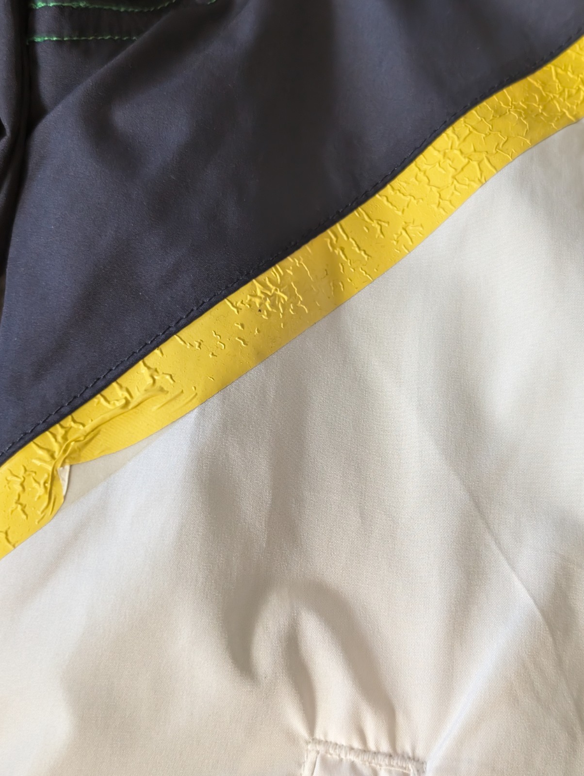 Fila Sport Golf Windbreaker Jacket 1 4 Zip Long Sleeve Green White Med Outdoors