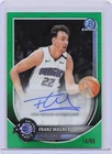2025-26 Bowman Franz Wagner Chrome Green Refractor Auto /99