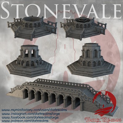 Landmarks - Stonevale - Dark Realms Terrain Wargaming D&D DnD