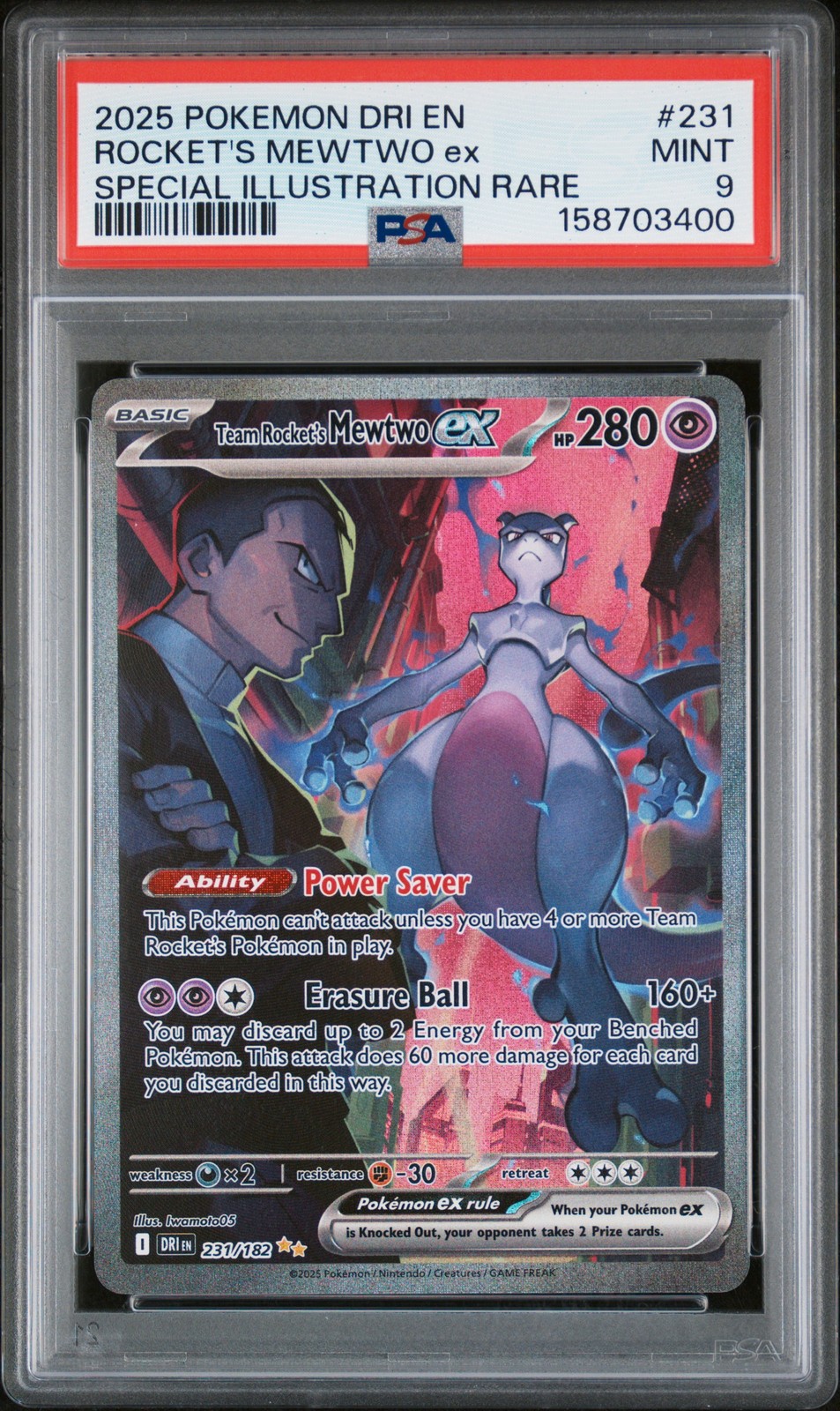 Team Rocket's Mewtwo ex #231