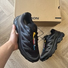 Salomon Xt6 Soft Ground Black Phantom  UK9.5