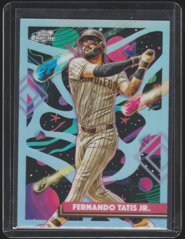 2025 Topps Chrome Cosmic #21 Fernando Tatis Jr. Refractor