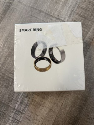 Smart Ring Fitness Tracker Size 8 Stainless Steel, Sealed New Box