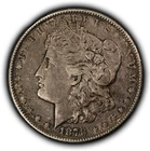 1878-CC $1 Morgan Silver Dollar - Key Date Carson City - Luster - AU - SKU-B5732