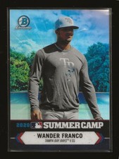 WANDER FRANCO 2021 Bowman Chrome 2020 Summer Camp Insert Tampa Bay Rays #SC-18