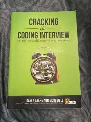 Cracking the Coding Interview: 189 Programming Questions & Solutions (Paperback)