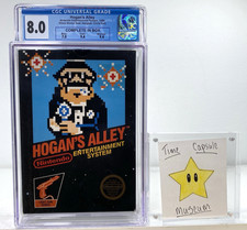 Hogan's Alley Nintendo NES 1986 Complete in Box CIB CGC 8.0 Circle Seal Gloss
