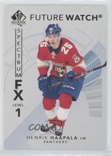 2017-18 SP Authentic Spectrum FX Future Watch Level 1 Bounty Henrik Haapala 7m0