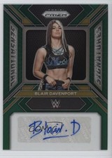 2024 Panini Prizm WWE Sensational Signatures Green Blair Davenport Auto 0b0g