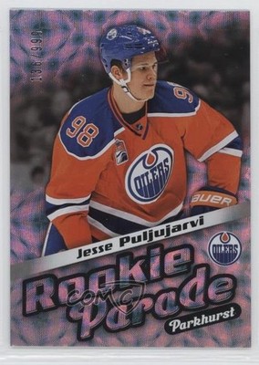 2016-17 Upper Deck Parkhurst Rookie Parade 136/999 Jesse Puljujarvi #RP30 2a8