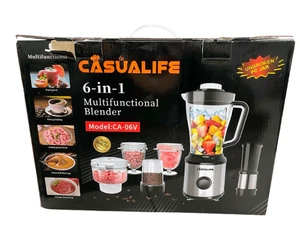 Casualife Countertop Blender Food Processor Combo