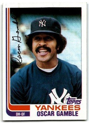 1982 Topps Oscar Gamble New York Yankees #472