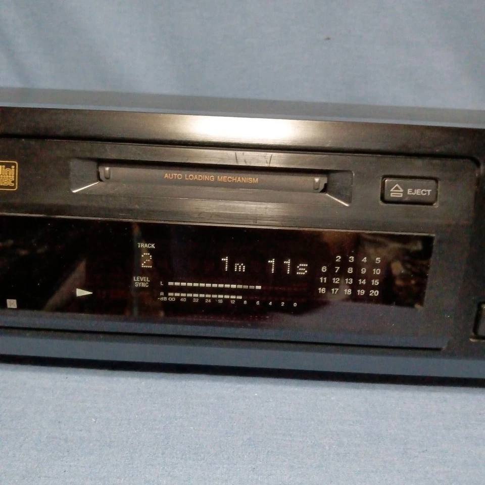 SONY MDS-JE700 MINIDISC DECK Wide Bit Stream Technology Black AC100V 50/60Hz 11W - Image 3 of 4