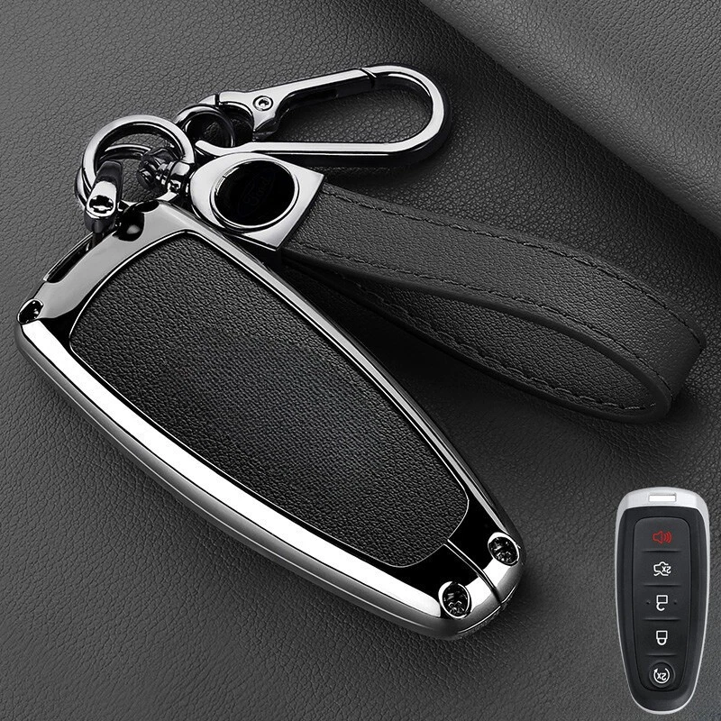 Цинковый сплав кожи автомобиля брелок чехол сумка для Lincoln MKS MKT MKX навигатор - Изображение 4 из 4