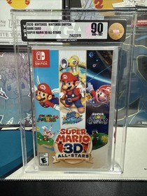 🔥🔥🔥Super Mario 3D All Stars Nintendo Switch VGA 90 Not WATA CGC Gold Mint