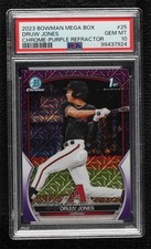 2023 Bowman Mega Box Purple Mojo Refractor 53/250 Druw Jones PSA 10 GEM MT g6p