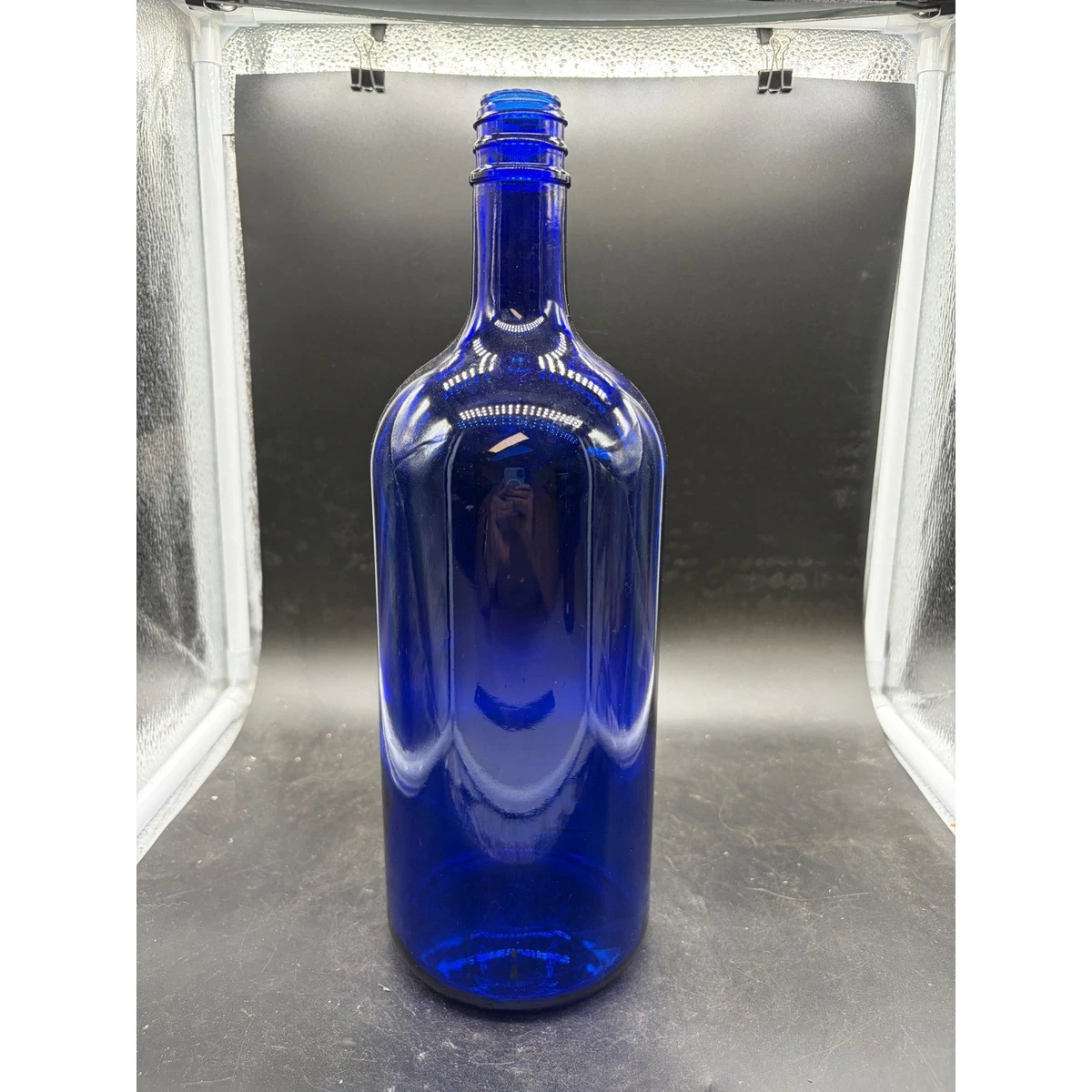 Blue Glass Décor Bottles for sale | eBay