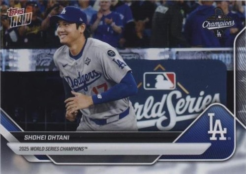Shohei Ohtani⭐️WS-1SSP⭐️2025年ワールドシリーズ記念カード 2025 Topps Now Shohei Ohtani WS-1SSP Los Angeles Dodgers World