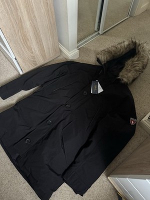 POLO RALPH LAUREN DAUNENPARKA HERREN SCHWARZ, MEDIUM, UVP 649 , BRANDNEU.