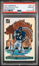 2021 PANINI DONRUSS DOWNTOWN #DT-13 WALTER PAYTON PSA 10