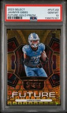 2023 Select Jahmyr Gibbs (RC) Future Gold 7/10 PSA 10