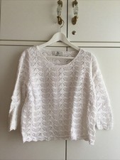 Flash woman Pullover Gr. M Gr. 38 weiß, sch�...