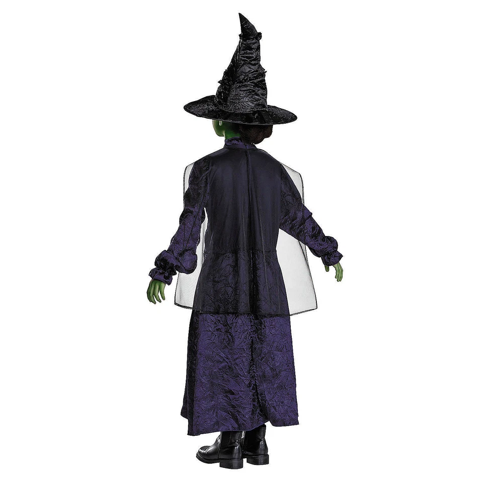 Disfraz de Vestido Elphaba Malvado Adaptable para Niños - Disfraces Morris Foto 4 de 4