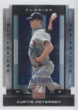 2008 Donruss Elite Extra Edition Aspirations Die-Cut 126/150 Curtis Petersen j8o
