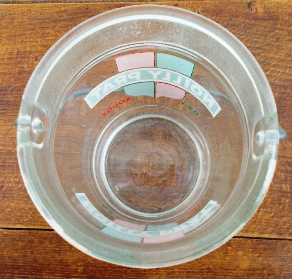 Seau à glaçons de bistrot NOILLY PRAT, verre épais, très bon état - Photo 4/4