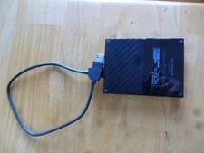 WD 1TB Black My Passport Portable External Hard Drive USB 3.0 WDBYNN0010BBK