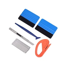 Vinyl Wrap Tool Kit - Includes Squeegees, Knife, Cutter - for Car Wrapping