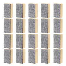 24 Pcs Felt Wood Chalk Erasers Portable Cleaner for Teachers and Kids