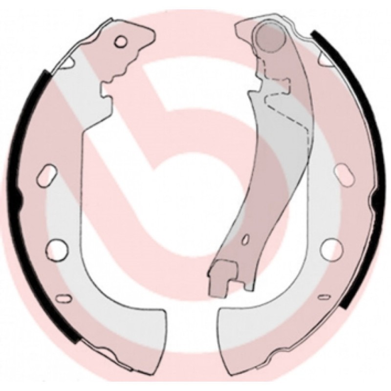 BREMBO S 23 514 Brake Shoe Set Rear for Palio Multipla Marea Strada Siena