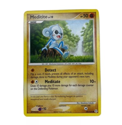 pokemon meditite card Meditite - 97/192 - Rebel Clash