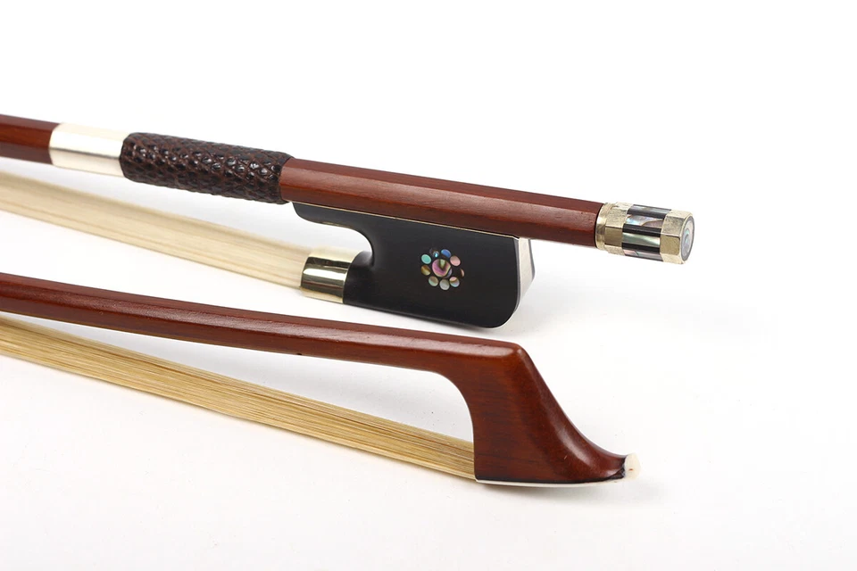 Advanced 4/4 Cello Bow Brazilwood Great Balance Nice Shell inlaid AAA Horse Tail - Image 3 of 4