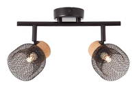 Deckenlampe Deckenleuchte Spot 2 Flammig Lampe Leuchte Brilliant 82613/06