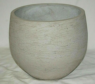 Gray Flower Pot Succulent Herb Floral Planter Holder Home Garden Patio Decor