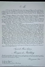 MARQUIS DE NICOLAY Vogue Lillers Durfort FAIRE PART Morandiere Luppe Lorge 1930