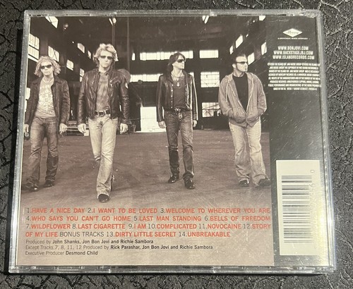 Bon Jovi Have A Nice Day Hand Signed Cd Jon Tico Torres, David Bryan 2005 - Foto 7 di 19