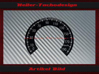 Tacho Aufkleber für Harley Davidson Dyna Ffür HDx 2015 Ø80 Mph zu Kmh