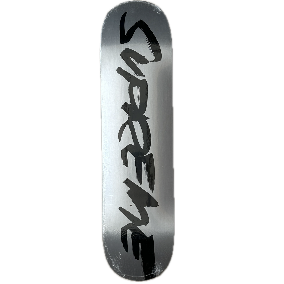 NWT Supreme NY Futura Logo Skateboard Deck Metallic Silver NWT Supreme NY Futura Logo Skateboard Deck Metallic Silver