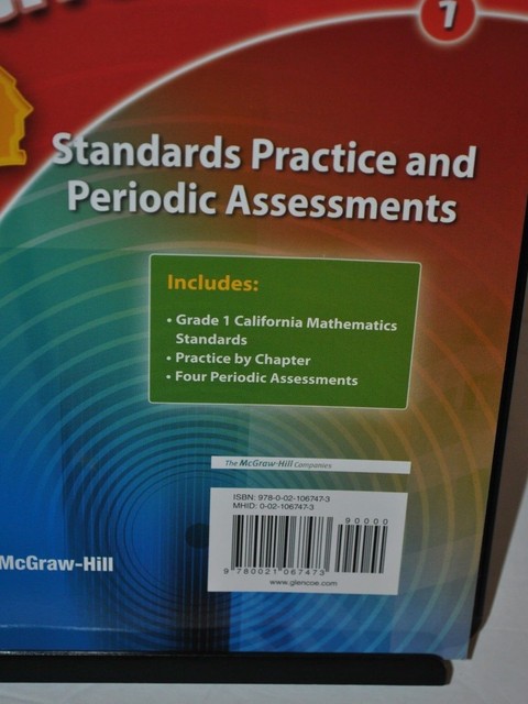 California Mathematics 1st Grade Standards Practice And Periodic 