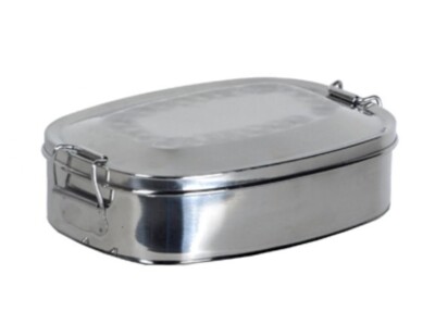 Edelstahl Lunchbox BasicNature mit Deckel - Fassungsvermögen: ca. 750 ml