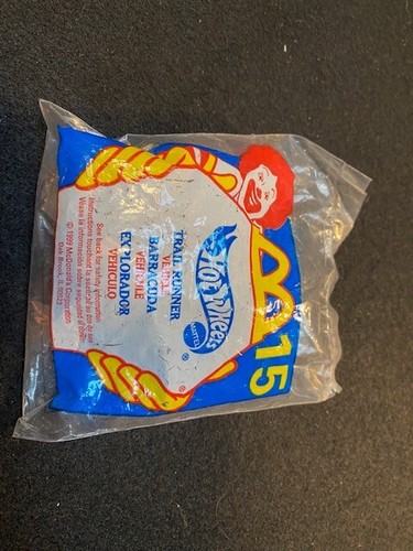 Hot Wheels MacDonald’s #9, 11, 12, 15 1999 Happy Meal promo new in bags - Picture 4 of 5