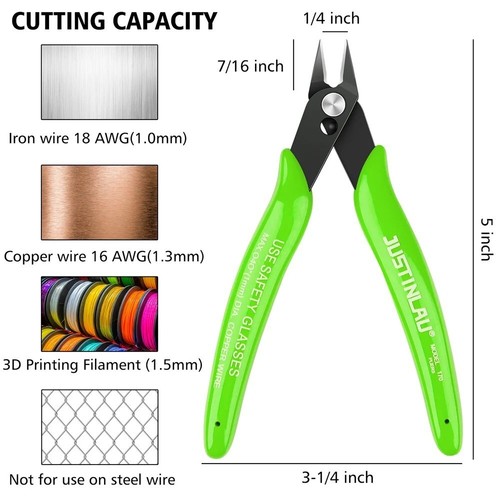 5PCS Universal Pliers Multi Functional Tools Electrical Wire Cable Cutters - Picture 2 of 6