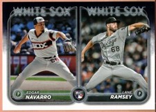 Edgar Navarro/Lane Ramsey 2024 Topps Update RC Two Card Lot