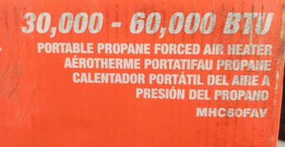 Mr HEATER Contractor Series 30,000-60,000 BTU Portable Propane Forced Air  Heater | eBay
